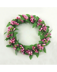 Berry Candle Ring Large Pink