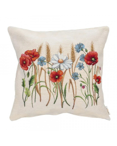 Field of Poppies Decorative Pillow Cover (45 x 45 cm)