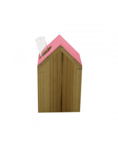 Natural Wood House Vase (15 cm)