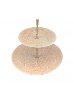 Pink 2-Layer Etagere (29 cm)