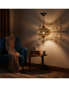 Gold Metal Lamp (51 cm)