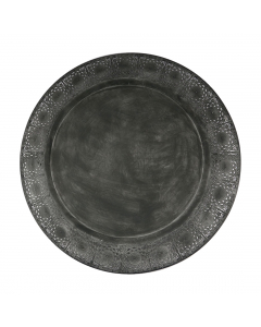 Grey Metal Plate (69.5 cm)