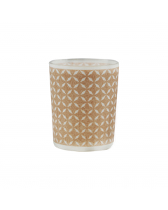 Pink Glass Candle Holder 3 Colours (6.7 cm) - Each At