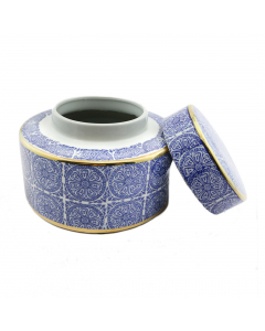 Blue Porcelain Jar (15.5 cm)