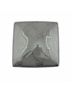 Silver Porcelain Box (6 cm)