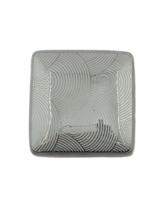 Silver Porcelain Box (10 cm)