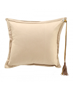 Peach Textile Cushion (45 cm)