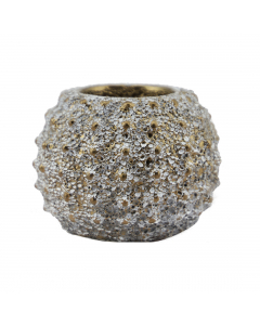 Brown Ceramic Candle Holder (8.5 cm)