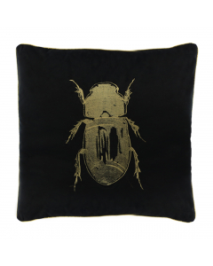 Black And Gold Cushion Cover (50 cm)